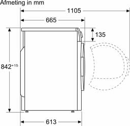 Siemens WQ35B2BSFG - iQ700 - Wasdroger - Warmtepompdroger - NL/FR display - Energielabel A+++ — thumbnail 3