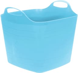 Excellent Houseware Flexibele emmer - blauw - 25 liter - kunststof - vierkant - 35 x 38 cm — thumbnail 1