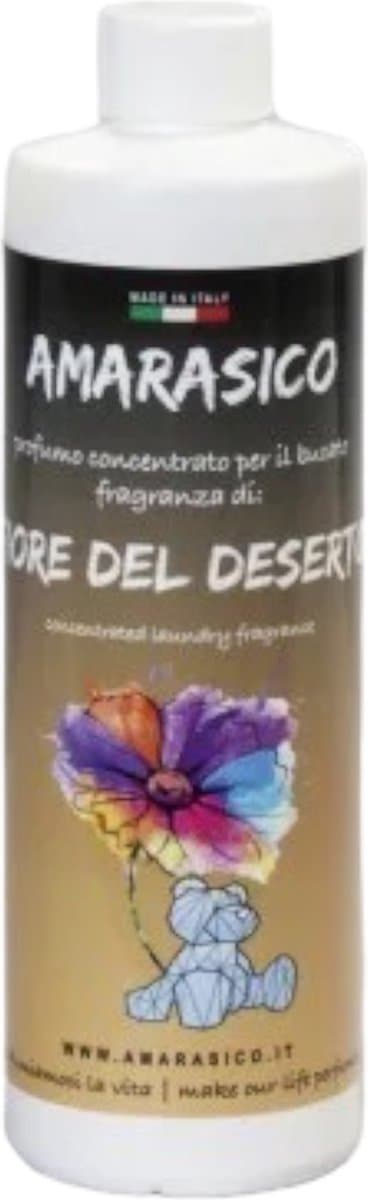 Amarasico Wasparfum Woestijnbloem - 500 ml – Frisse was – Heerlijke geur – Textielverfrisser – Wasverzachter – Bloemengeur — afbeelding 1
