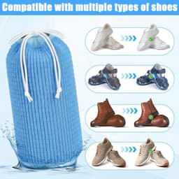 Waszak voor schoenen - 360 graden reiniging, ideaal voor sneakers en sportschoenen, wasmachine veilig — thumbnail 2
