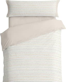 Blanco | Kinderdekbedovertrekken | 135 cm breed bed (+ beschikbare maten) | Design 181 | Kleur Beige (135 x 190/200 cm) — thumbnail 1