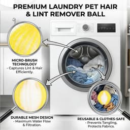 Set van 8 Herbruikbare Haarvangers voor de Wasmachine — thumbnail 5