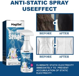 Anti-statische spray voor kleding en auto - Verwijdert stof, voorkomt statische elektriciteit, 60 ml — thumbnail 5