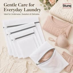 Stunq® Mesh Waszakken Set – Bescherm Delicate Kleding en Lingerie Tijdens de Was — thumbnail 1