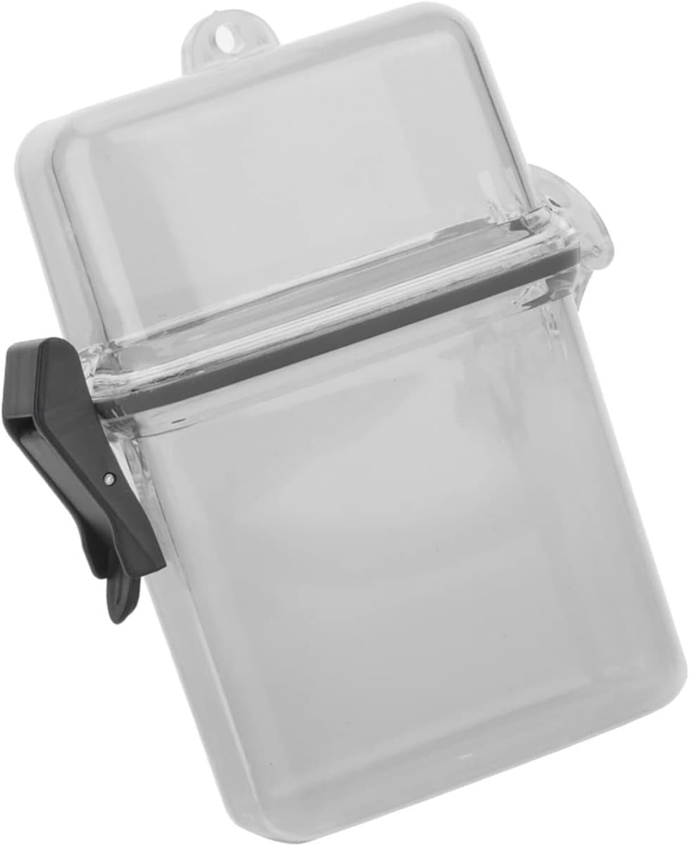 Boot Dry Bags, Waterdichte Telefoon Pouch, Plastic Transparante Onderwater Kajak Afdichting Doos met Touw Haak voor Surfen Kano Kajak (Transparant Grijs) — afbeelding 1