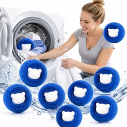 8x Wasmachines Ballen voor Dierenharen en Pluisjes — thumbnail 1
