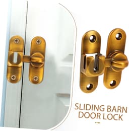 1set Verstelbare Rvs Deursluiting Voor Extra Beveiliging Van Geschikt Voor Badkamer Slaapkamer Kasten Eenvoudig Te Installeren Duurzaam Voor Binnen Buitengebruik — thumbnail 3