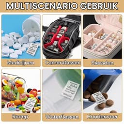 60 zakjes voor vochtabsorberend, silicagel, droogmiddel voor levensmiddelen, elektronica, kleding en documenten, niet giftig, geurloos — thumbnail 3