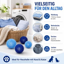 12 Stuks Herbruikbare balletjes voor het verwijderen van dierenharen, Anti-pilling-balletjes voor de wasmachine, Harenverwijderingsballetjes voor de wasmachine — thumbnail 4