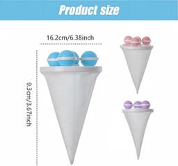 3-delige set pluizenfilters voor wasmachines, drijvende filters voor huisdierharen voor bovenladers, herbruikbare drijvende filter van gaas voor het opvangen van huisdierharen, pluisjes en vezels tijdens. Geschikt voor de meeste wasmachines — thumbnail 5