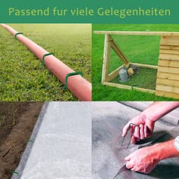 Set van 50 U-vormige Grondankers voor Tuin en Tent — thumbnail 5