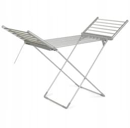 Innovastore Droogrek - Elektrisch droogrek - Wasrek - Verwarmend droogrek - Elektrisch wasrek - Inklaapbaar - 230W - Zilver — thumbnail 1