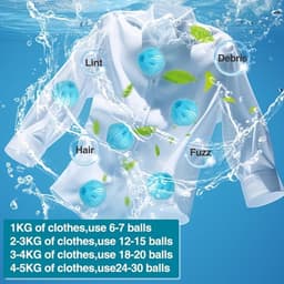 15 stuks haarvangers voor wasmachine, vangt haar in de wasmachine, herbruikbaar, voor het verwijderen van dierenharen, hondenharen, pluisjes, kattenharen — thumbnail 4