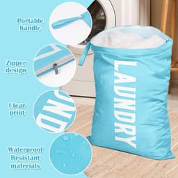 SnelShoppen - 2Pcs Grote & Kleine Reiswaszak - Waterdichte Waszak met Handvatten voor Camping, Reizen, Sport en Thuisgebruik — thumbnail 2