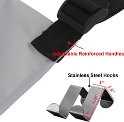 Dailygoods - Hangende Waszak voor Deur - Waterdichte Wasmand met Haakjes — thumbnail 3