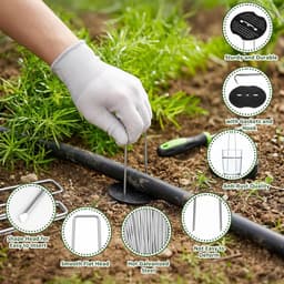 Grondanker - Verzinkt Staal - 150 Stuks - 150 x 25 mm - Duurzame Tuinbevestiging voor Diverse Toepassingen — thumbnail 2