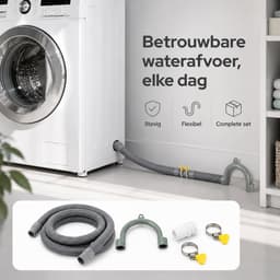 Dparts afvoerslang verlengset - Voor condensdroger - condensafvoer droger droogkast warmtepompdroger wasdroger - condensslang 1,5m — thumbnail 5