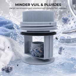 Pluizenzeef Geschikt voor Bosch Siemens Wasmachine - Pluizenfilter - Blauw — thumbnail 3
