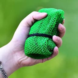 Visnet Opvangtas - Nylon Netzak - Outdoor Opslag - Sneldrogend Mesh - 120 x 60 cm - Groen — thumbnail 5