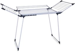 Dailygoods - Extra Groot en Stabiel Droogrek met Vleugels - 25 Meter Drooglijnlengte - Voor Binnen en Buiten — thumbnail 1