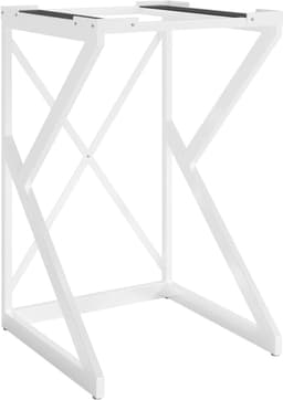 Opbergkast Wasmachine Droger - Stapelset Meubel - Ruimte Besparen - Stabiele Metalen Structuur - 100 kg Capaciteit - Wit — thumbnail 5