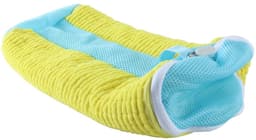 Dailygoods - 2 stuks schoenenwasmachinezakken voor droger en wasmachine, zachte vezels, 360° reiniging, herbruikbare waszak voor sneakers en tennisschoenen (geel) — thumbnail 4