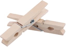 Dailygoods- Houten Wasknijpers 300 Stuks - Berkenhout - 7,2 cm - Knijpers voor Knutselen - Decoraties - Hoge Kwaliteit — thumbnail 4