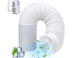 Airconditioningslang 150 mm - Draagbare airconditioning afvoerslang - Airconditioningslang - Linkshandige- Luchtafvoerslang - Buitendiameter Ø150 mm - Lengte 1,5 m