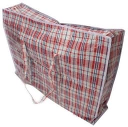 Waszakken - 3 Stuks - Sterk en Duurzaam - Opbergtas voor Kleding - Met Rits - Ideaal voor Verhuizen - Afmetingen 79x20x58,5 cm - Opbergzakken — thumbnail 3