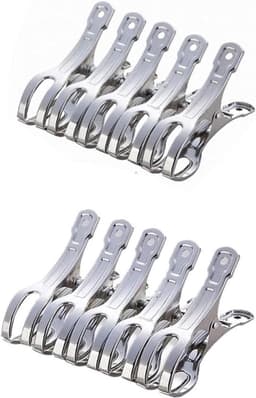Grote Wasgoed Clips voor het Drogen van Kleding en Strandlakens - 10 Stuks — thumbnail 1