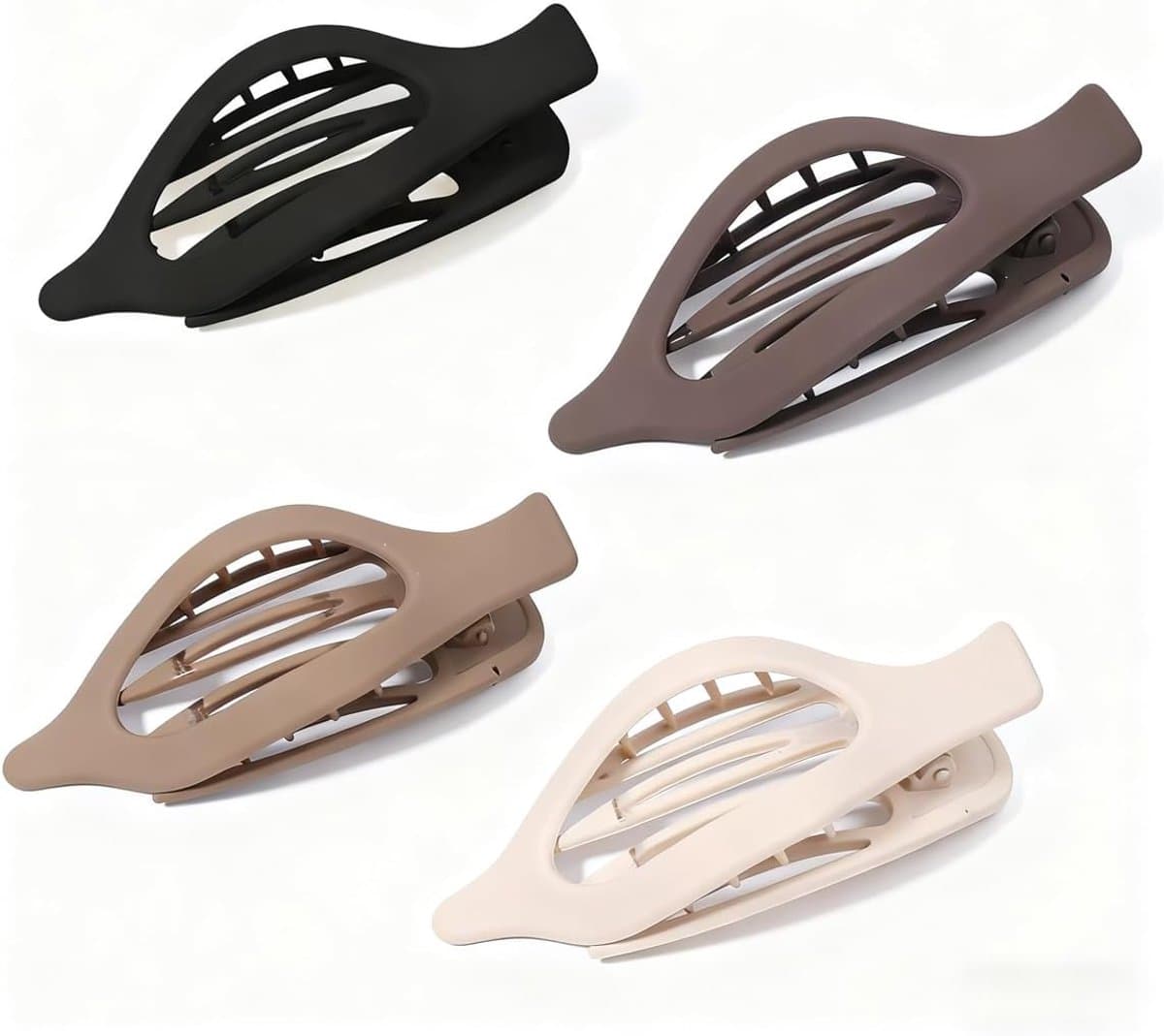 4 pieces French hair pins for women, flat and secure grip - ShopVlot — afbeelding 1