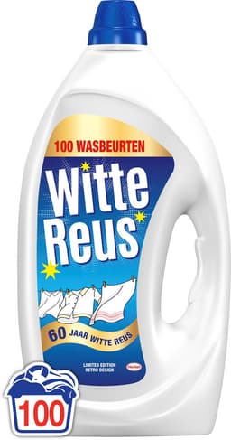 Witte Reus Gel - Vloeibaar Wasmiddel - Witte Was - 100 Wasbeurten - Grootverpakking — thumbnail 1