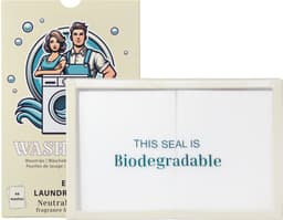 Washgiant Wasstrips Neutral Essence – Parfumvrij Wasmiddel – Wasmiddeldoekjes – Microplasticvrij – 44 Wasbeurten — thumbnail 5