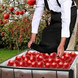 Oogstschort - Plukzak - Fruit Verzamelen - Verstelbaar Met Zakken - 64x49 cm - Groen — thumbnail 5