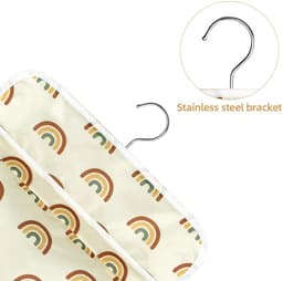 Wäscheklammerbeutel voor 100 Wäscheklammern, met ophanghaak, herbruikbaar, regenboogkleur — thumbnail 4