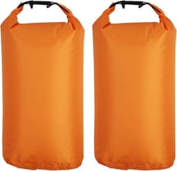 2 stuks lichte droogzakken, waterdichte drijvende tas, gecomprimeerde waterdichte droge tassen, Oranje, 8 liter, Oranje, Universeel — thumbnail 1