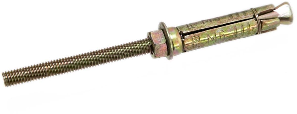 Anker Bouten - Mouw Ankers - Zware Bevestiging - Weerbestendig Staal - M6 x 105MM - Geel — afbeelding 1