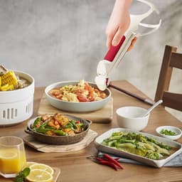 Anti-verbrandingstang | Platte, anti-verbrandingstang voor in de keuken, antislip keukentang voor studentenkamers, restaurants, bakkerijen, cafés, huizen en appartementen. — thumbnail 3