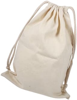 Waszak Dikke Canvas Katoenen Tas - Opbergtas voor Wasgoed - Huishoudelijke Waszak - Trekkoordsluiting - 22 * 28 cm - Biologisch Materiaal — thumbnail 2