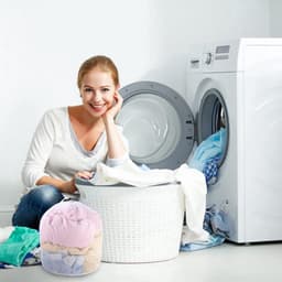 Thijox - 2 Stuks Wasnetten voor Wasmachine 30 x 40 cm - Herbruikbare Grof Mesh Waszakken met Trekkoord voor Blouse Babykleding Beha Ondergoed Sokken - — thumbnail 4