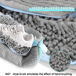 SnelShoppen - Pack van 2 Schoenwaszakken, Wasmachine Geschikt, Herbruikbare Schoenwaszak, Waszak voor Sneakers, Met Rits, Voor Alle Schoenmaten en Soo — thumbnail 4
