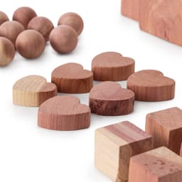 Cederhouten Blokjes - Natuurlijke Mottenval - Kleding Beschermen - 100% Natuurlijk Materiaal - 34 Stuks - Houtkleur — thumbnail 2