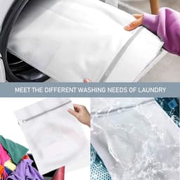 Thijox - Set van 10 Waszakken voor Wasmachine, Robuuste Netstof Wasnetten met Ritssluiting voor Blouses, Beha's, Ondergoed, Kousen, Lingerie en Babykl — thumbnail 4