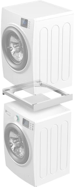 KIRA® Stapelkit Wasmachine Droger - Universele Stapelkit - Voor Wasmachine En Droger - Wit - 55cm x 8cm x 60cm — thumbnail 5
