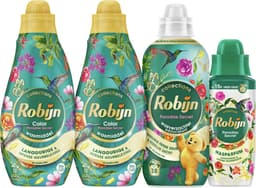 Robijn Perfect Match - Paradise Secret - 4 stuks - 2x wasmiddel + 1 wasverzachter + 1 wasparfum - Voordeelverpakking — thumbnail 1