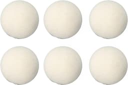 Ball, 6 Stuks Wol Dryer Balls Adsorbeert Onzuiverheden Vermindert Statische Elektriciteit Hoge Dichtheid Ontvochtiging voor Thuis (4cm) — thumbnail 3