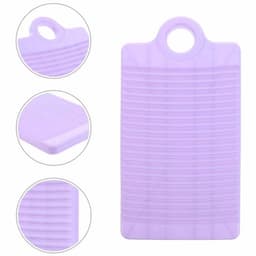 Wasbord met antislip oppervlak - Mini Wasbord - Hoogwaardige PP materialen - Handgreep voor comfortabel gebruik - Ruimtebesparend ontwerp - Wavy slot voor eenvoudig wassen - Wasbordje — thumbnail 3