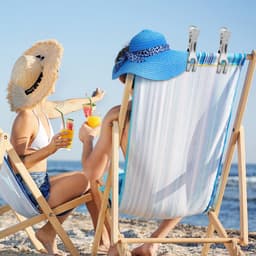 SnelShoppen - 6 Rvs Strandhanddoek Klemmen, Roestvrijstalen Kledingknijpers voor Drogen van Handdoeken, Dekens, Kleding, Camping, Tuin, Keuken — thumbnail 2