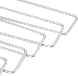 Grondpennen - Tuinpinnen Haken - Vastzetten Bodembedekking - Scherpe Schuine Punten - 100 stuks - Zilver — thumbnail 3