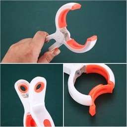 Wasknijpers, handdoekclips voor strandstoelen, handdoekhouder, duurzaam, winddicht, voor strandstoelen, beddengoed, zwembadstoelen (10) — thumbnail 1